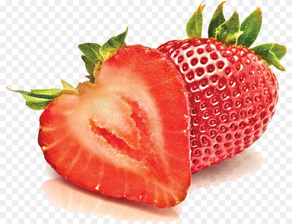 Background Strawberry Slices, Berry, Food, Fruit, Plant Png