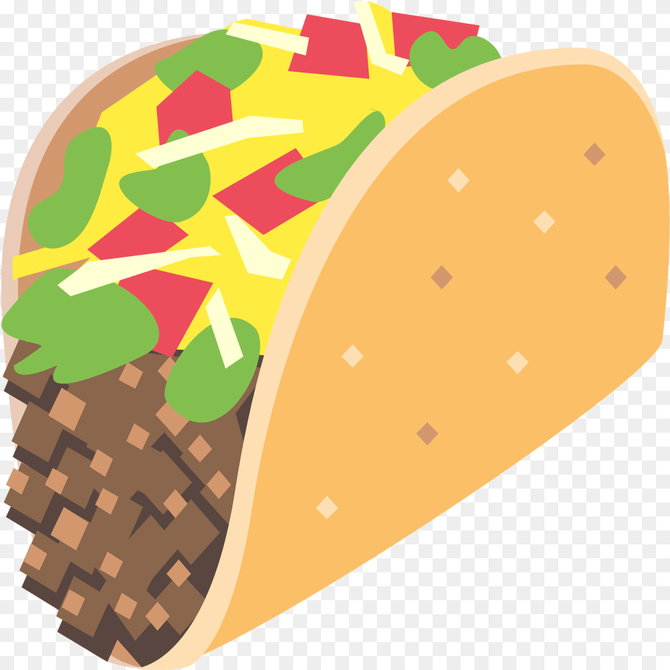 Background Taco Emoji, Food Png Image