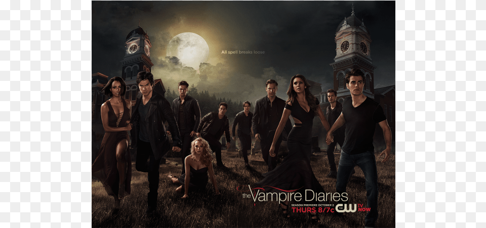 Background The Vampire Diaries, Adult, Tower, Person, People Free Png Download