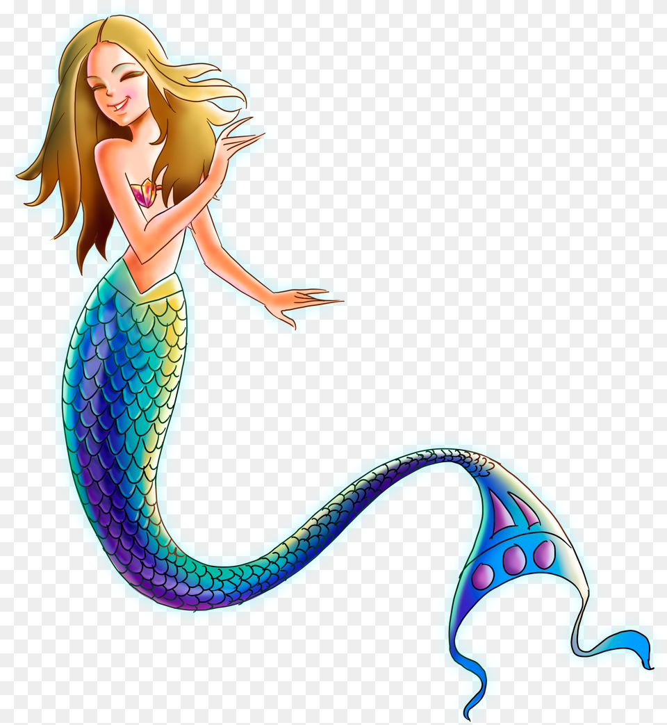 Background Transparent Background Mermaid Cartoon, Adult, Female, Person, Woman Free Png Download