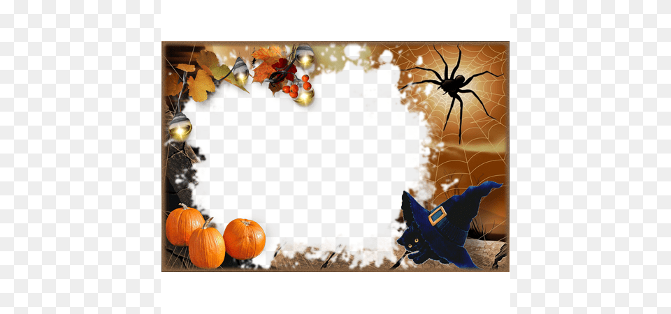 Background Frame Halloween Frame Halloween, Vegetable, Food, Pumpkin, Produce Free Transparent Png