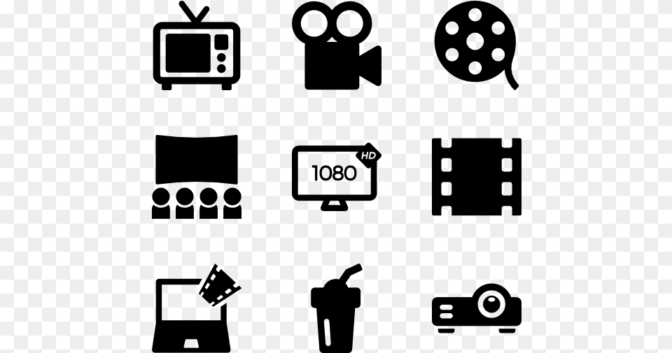 Background Travel Icons, Gray Png Image