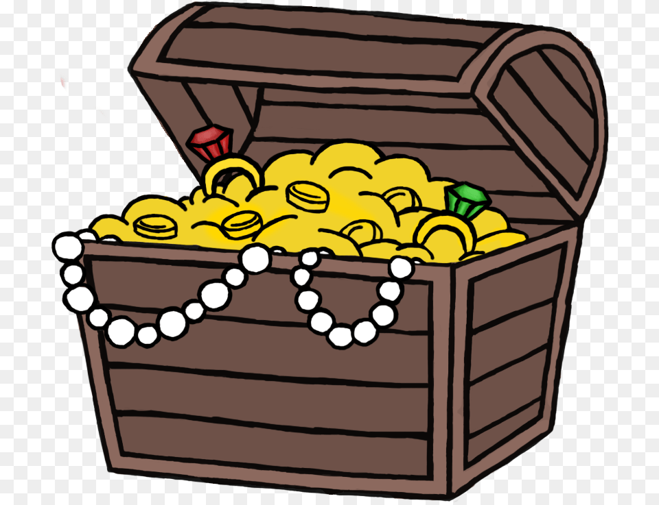 Background Treasure Chest Cartoon Hd Simple Cartoon Treasure Chest Free Transparent Png