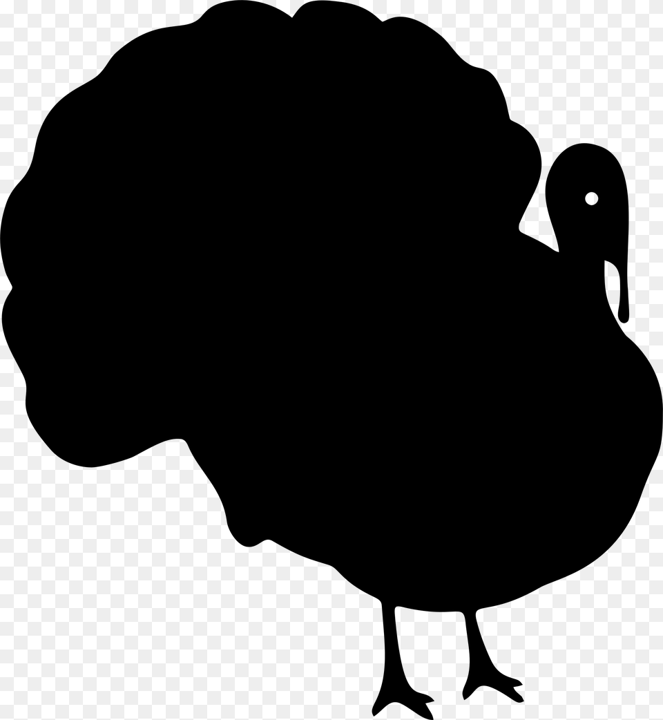 Background Turkey Clipart, Gray Png