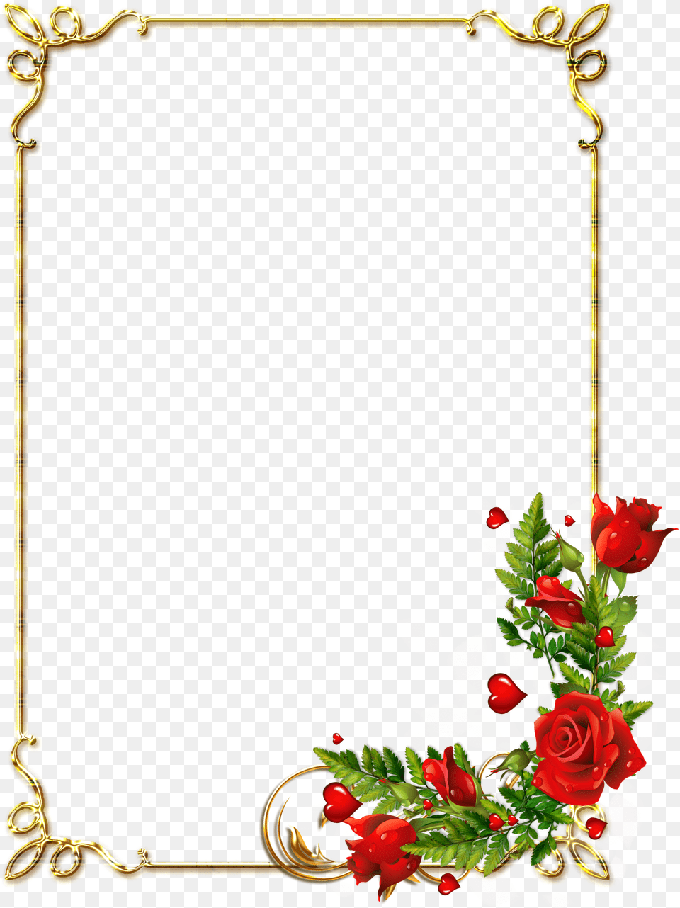 Background Wedding Transparent Frame, Flower, Flower Arrangement, Flower Bouquet, Plant Free Png Download