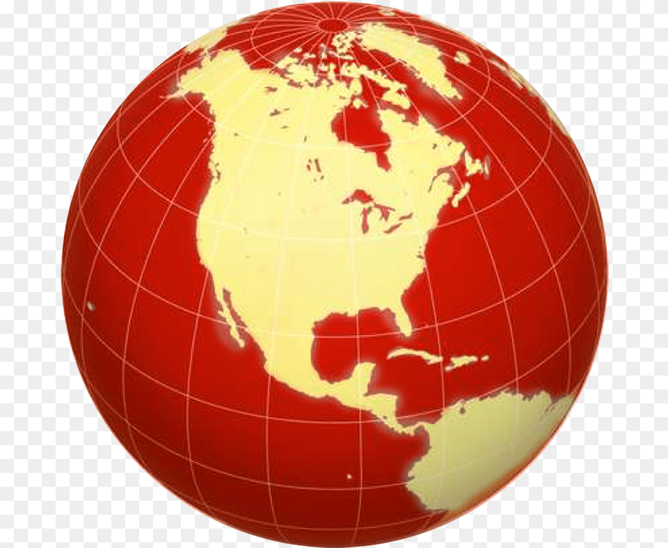 Backgroundless Red G Ontario On The Globe, Astronomy, Outer Space, Planet, Sphere Free Png Download