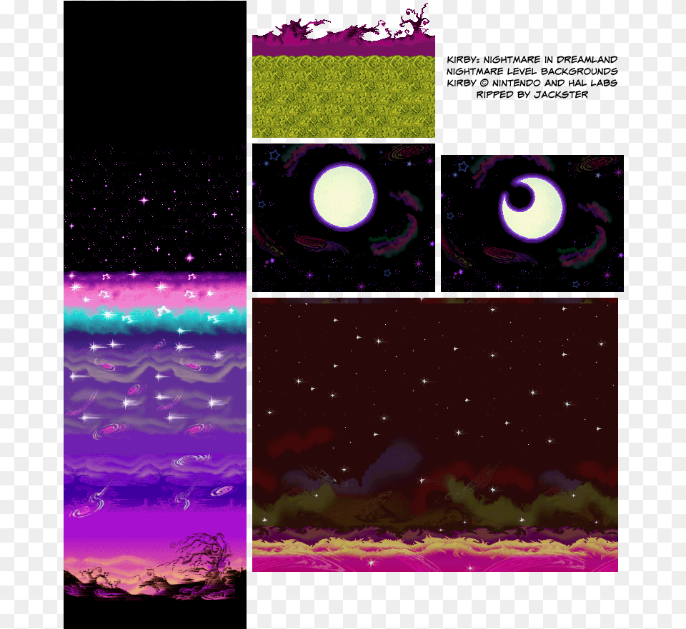 Backgrounds Kirby Nightmare In Dreamland Backgrounds, Nature, Night, Outdoors, Purple Free Png