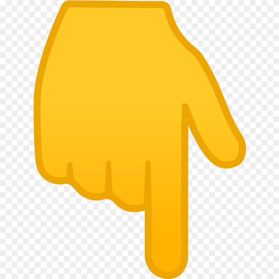 Backhand Index Pointing Down Icon Finger Point Down, Clothing, Glove, Body Part, Hand Png Image