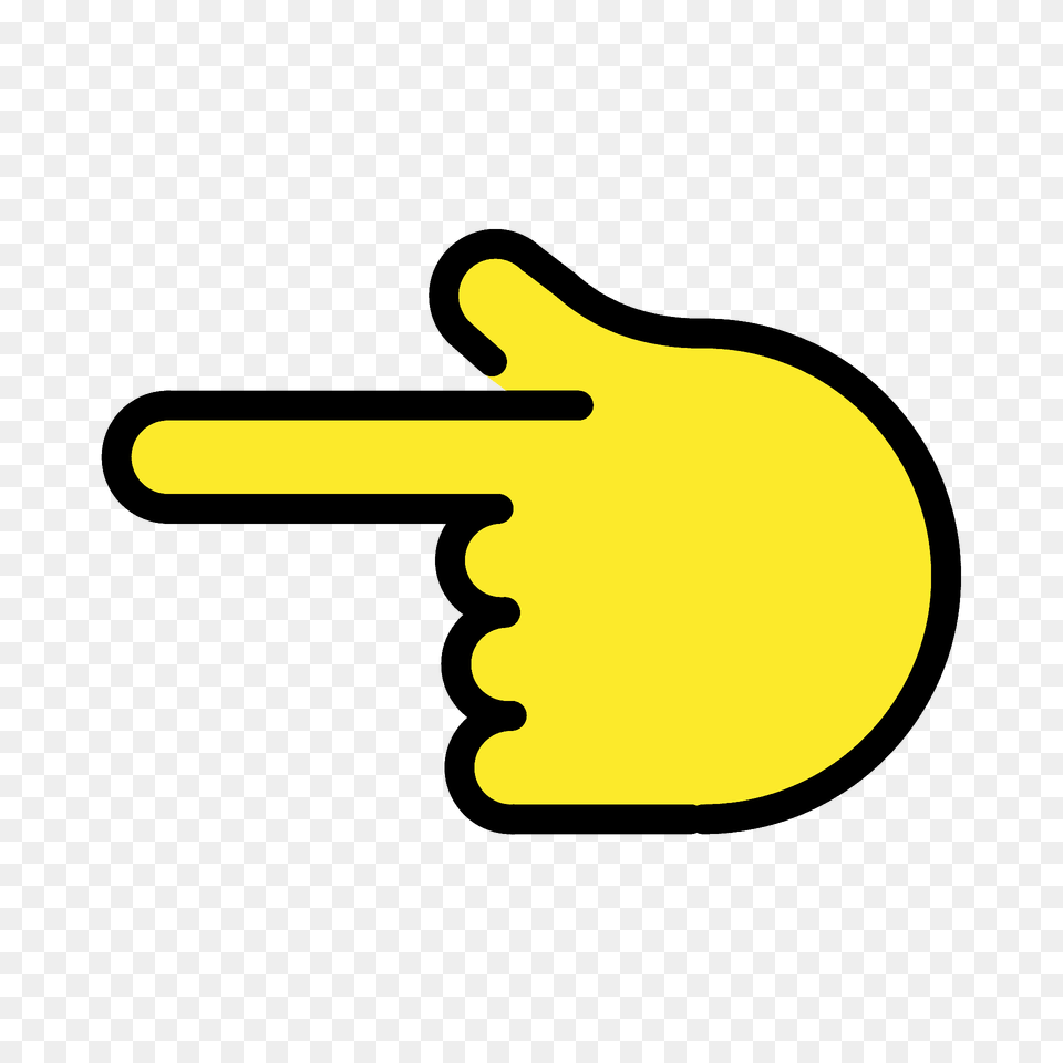 Backhand Index Pointing Left Emoji Clipart, Key Free Png