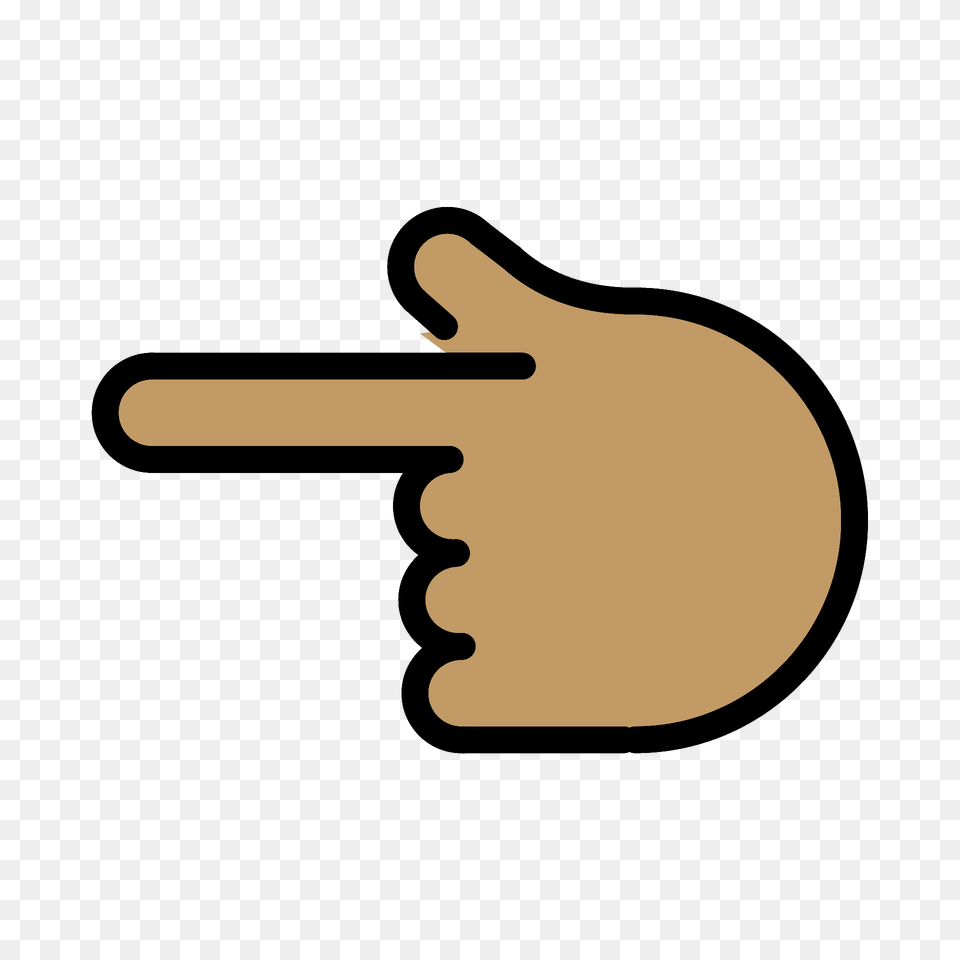 Backhand Index Pointing Left Emoji Clipart, Key Png