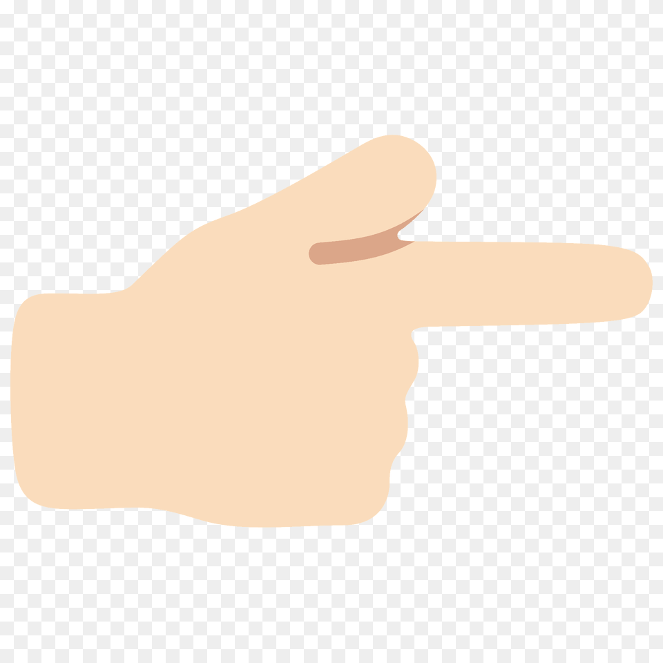 Backhand Index Pointing Right Emoji Clipart, Body Part, Finger, Hand, Person Free Png Download