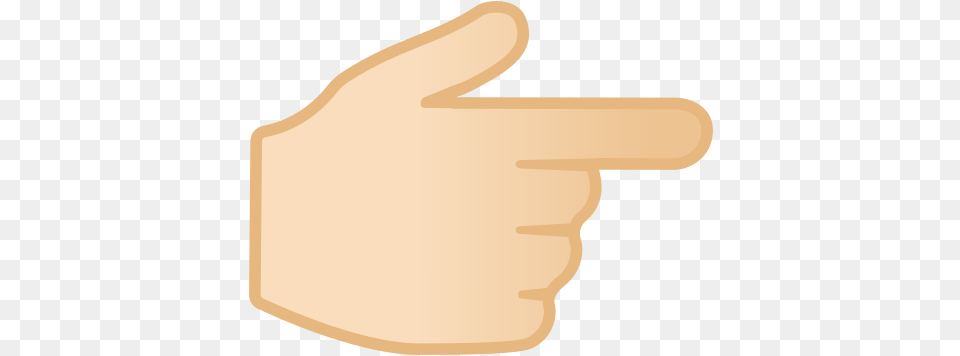 Backhand Index Pointing Right Emoji With Light Skin Dito Destra Emoji, Body Part, Finger, Hand, Person Png