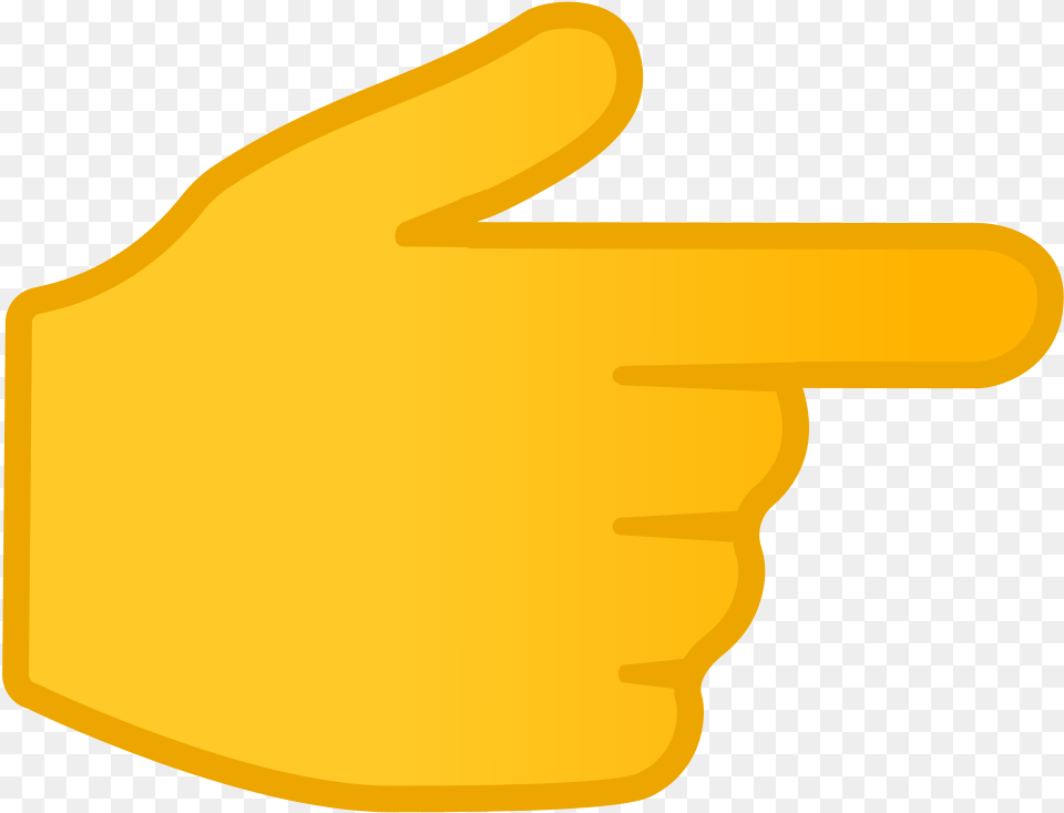Backhand Index Pointing Right Icon Noto Emoji People Finger Pointing Right Emoji, Body Part, Clothing, Glove, Hand Png