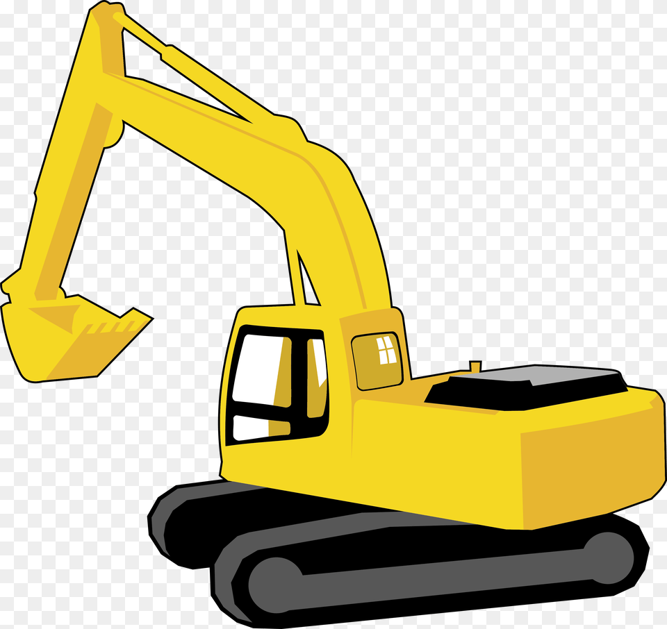 Backhoe Bulldozer Clip Art Excavator, Machine Free Png Download
