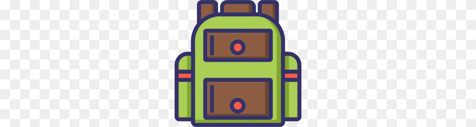 Backpack Icon Myiconfinder, Robot, Dynamite, Weapon, Bag Free Png