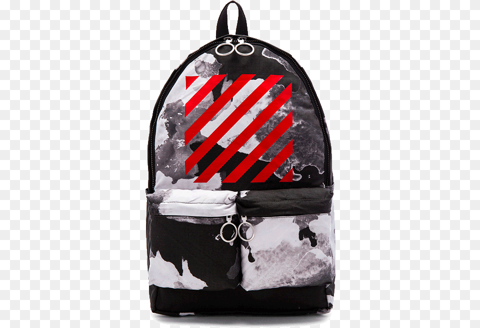Backpack Off White Backpack Fake, Bag, Accessories, Handbag Free Transparent Png