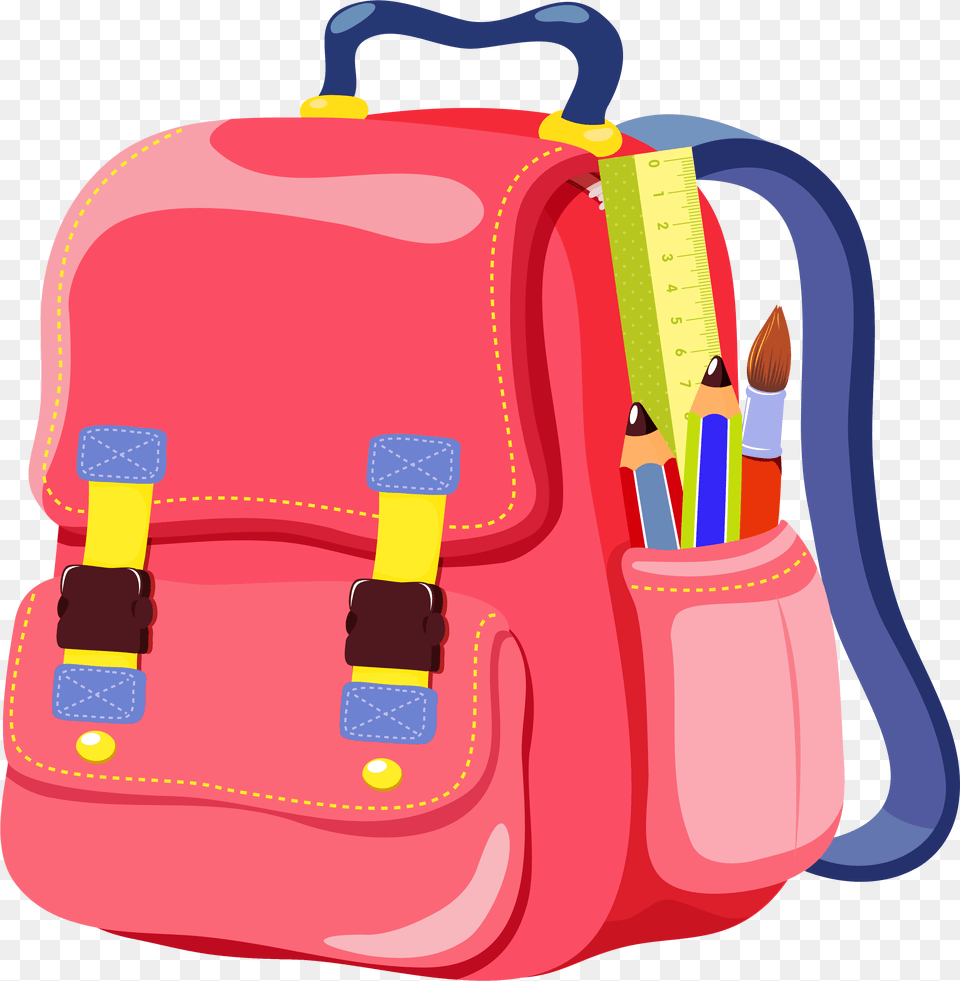 Backpack School Bag Clipart Free Transparent Png