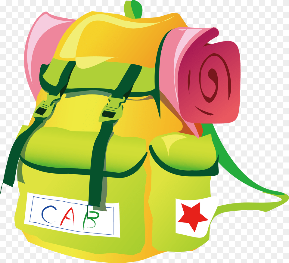 Backpacking Clip Art, Backpack, Bag Png Image