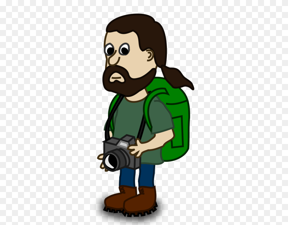 Backpacking Computer Icons Hiking Cartoon, Person, Photographer, Photography, Baby Free Png