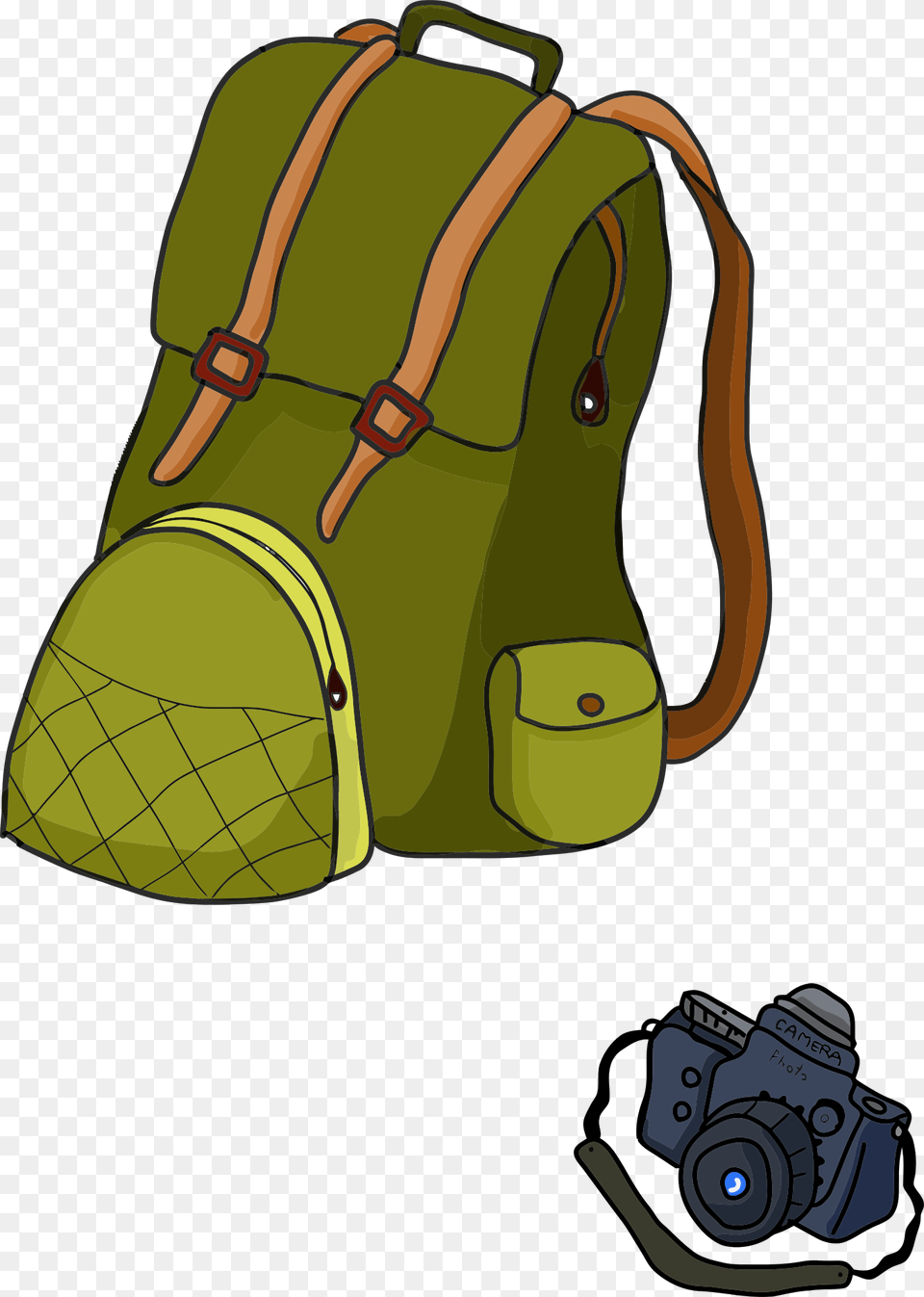 Backpacking Hiking Clip Art, Backpack, Bag, Ammunition, Grenade Free Png Download