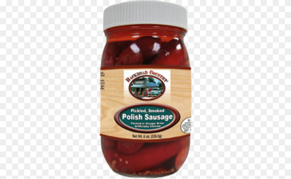 Backroad Country Pickled Polish Sausage Pickled, Food, Relish, Ketchup, Pickle Free Png