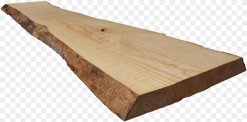 Backside Angle Of Ash Live Edge Slab Live Edge Ash Board, Lumber, Wood, Wedge Free Png Download