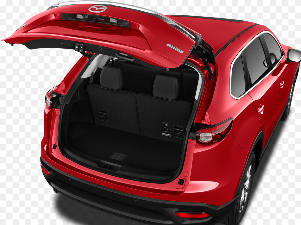 Backside Open Of Red Mazda Car Image Purepng Car Back Side Open, Car Trunk, Transportation, Vehicle, Machine Free Transparent Png