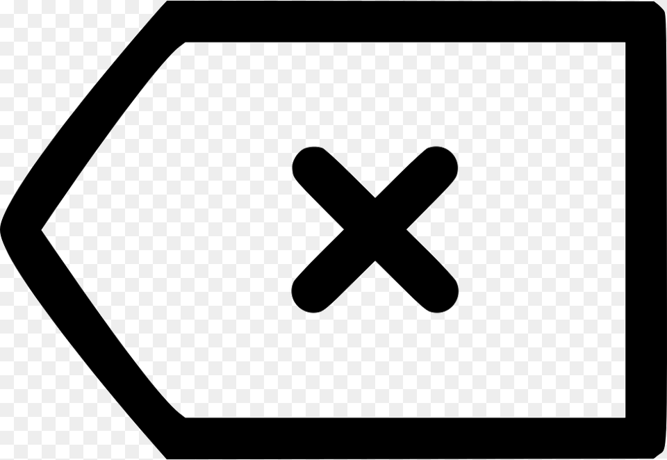 Backspace Back Icon Arrow Backspace White Icon, Sign, Symbol, Road Sign Free Transparent Png