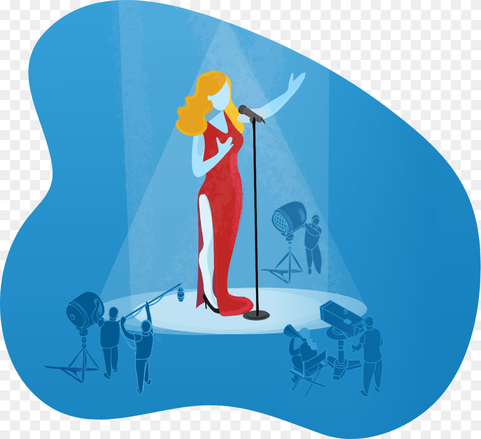 Backstage Illustration, Adult, Female, Person, Woman Png Image