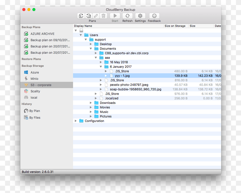 Backup Storage Cloudberry Backup Mac Free Transparent Png