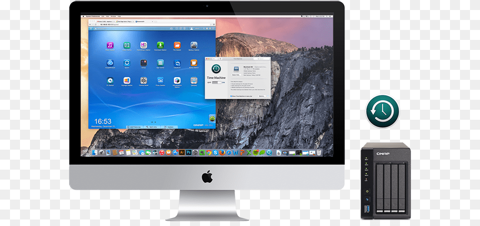 Backup Your Mac With Time Machine To The Nas Imac Desktop, Computer, Electronics, Pc, Computer Hardware Free Transparent Png