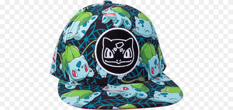 Backwards Snapback Apparel Pokemon Cap Bulbasaur For Teen, Baseball Cap, Clothing, Hat Free Png