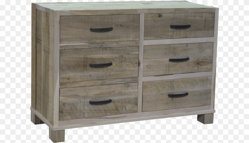 Backwoods 6 Drawer Dresser Chest Of Drawers, Cabinet, Furniture Png Image