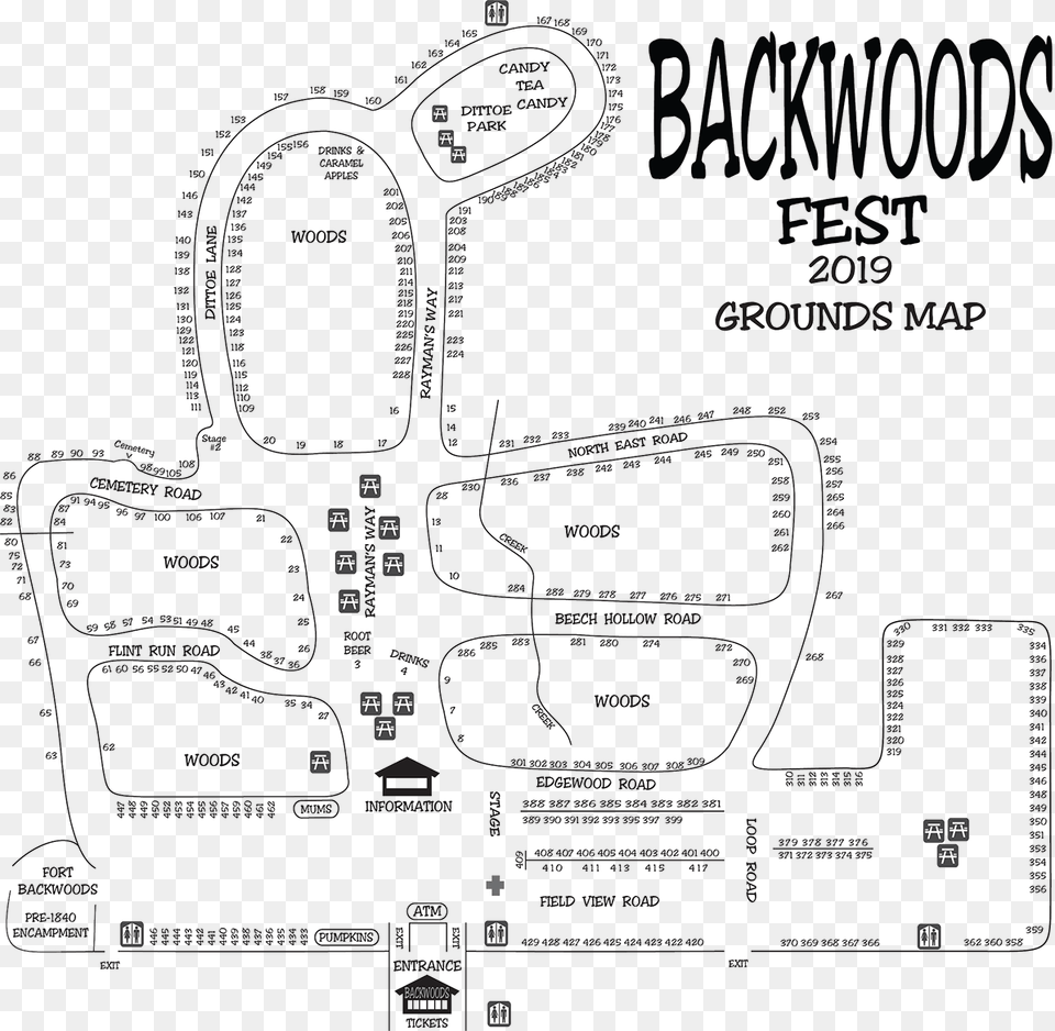 Backwoods Festival 2019 Ohio, Chart, Diagram, Plan, Plot Free Png