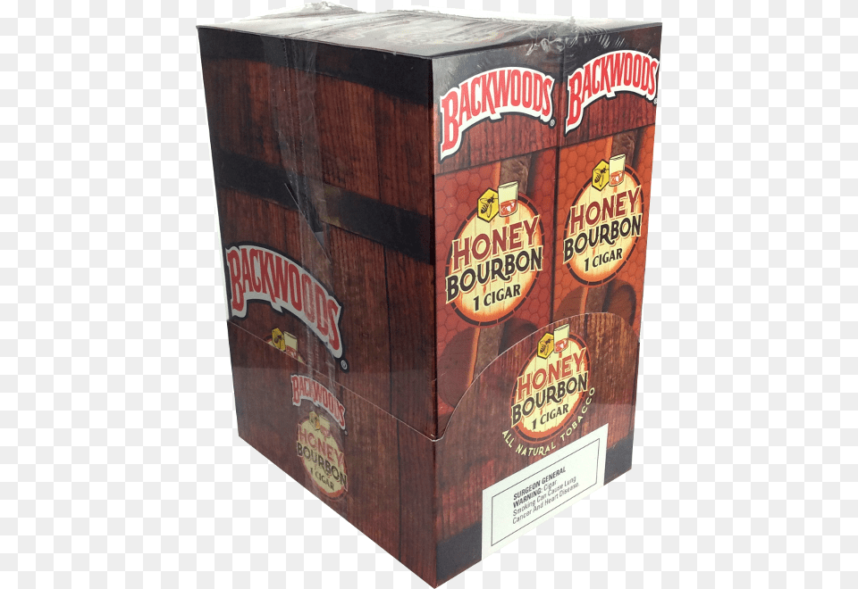 Backwoods Honey Bourbon Wheat Beer, Box, Crate Png Image