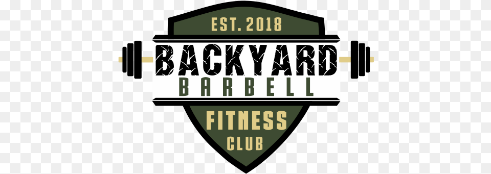 Backyard Barbell Sota Welding Back Yard Gym Logo, Text, Scoreboard Png