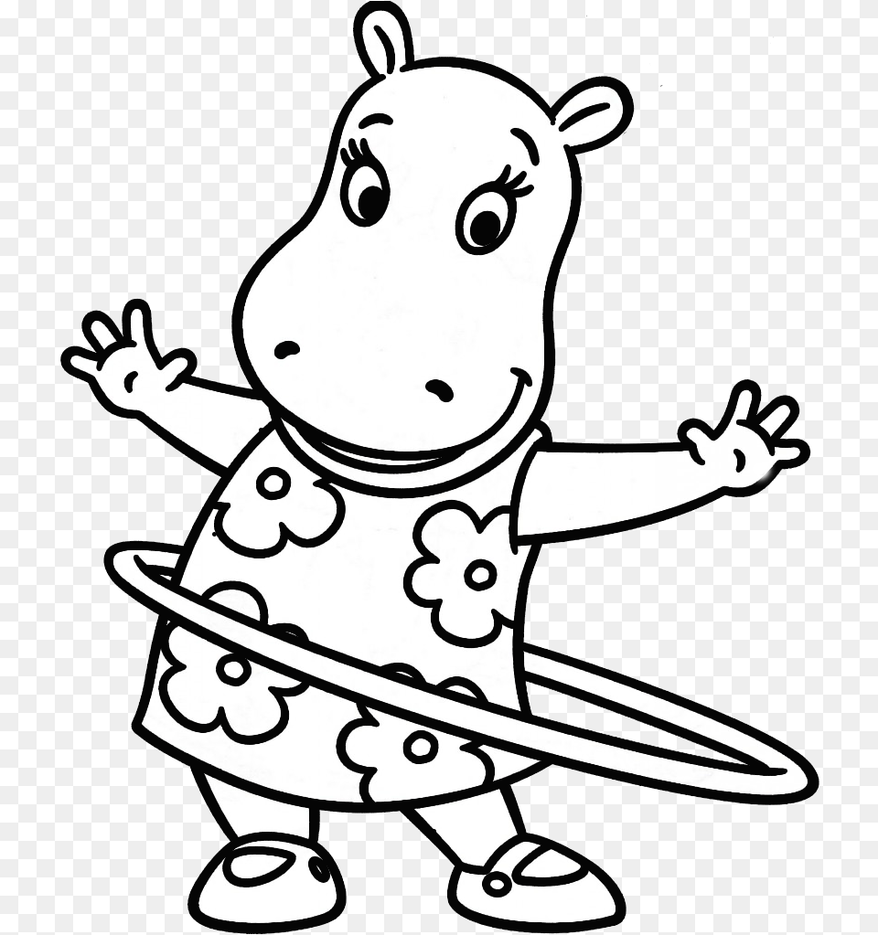 Backyardigans Para Colorir, Hula, Toy, Animal, Fish Free Png