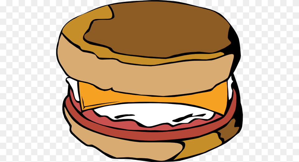 Bacon, Burger, Food, Bread Free Png