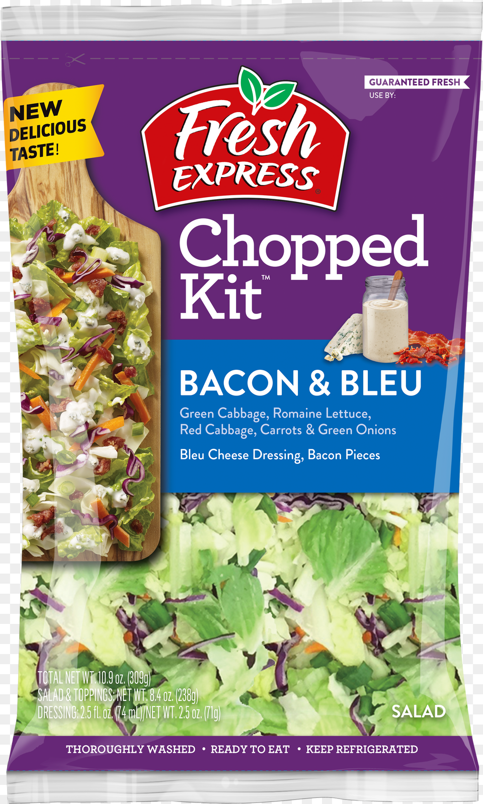 Bacon Amp Bleu Chopped Kit Fresh Express Salads Png Image