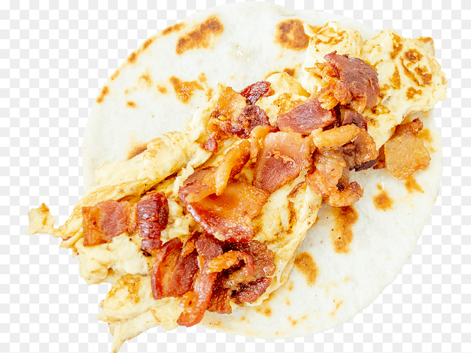 Bacon And Eggs, Food, Pizza, Bread Free Png Download