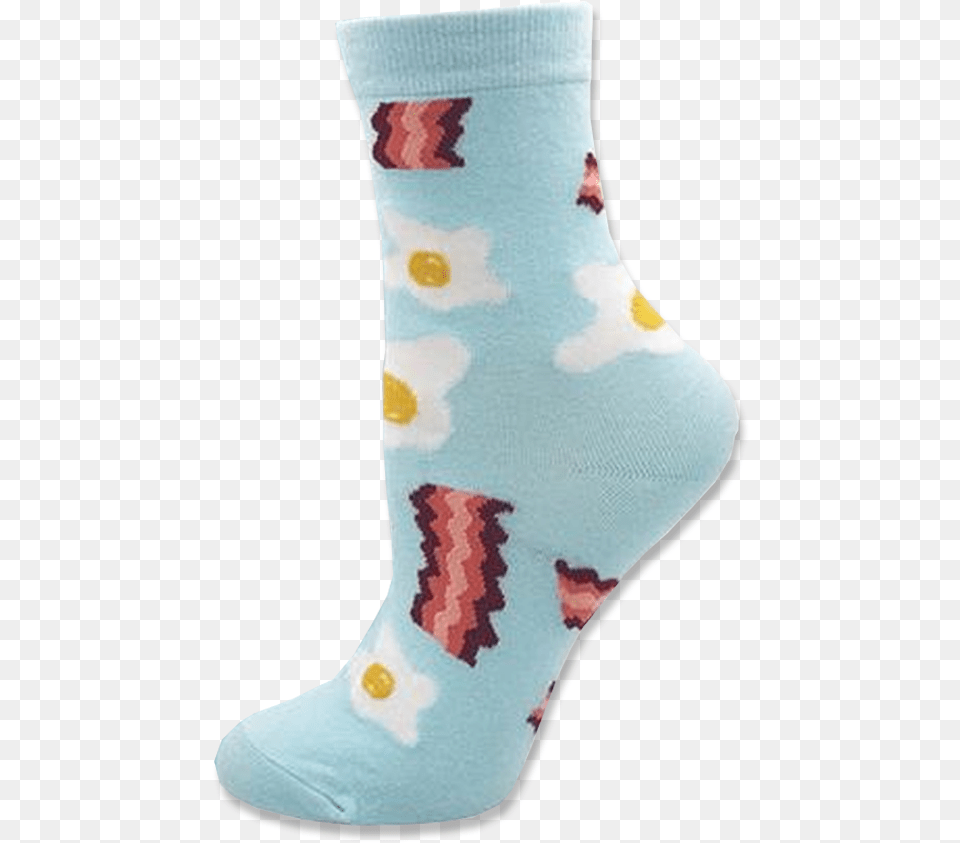 Bacon And Eggs Socks Sock, Clothing, Hosiery Free Png
