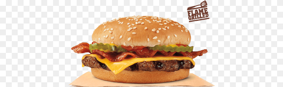 Bacon Cheeseburger Burger King Bacon Cheeseburger, Food Free Transparent Png