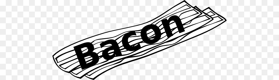 Bacon Clipart Black And White Coloring Pages Of Bacon, Text, Dynamite, Weapon Free Png