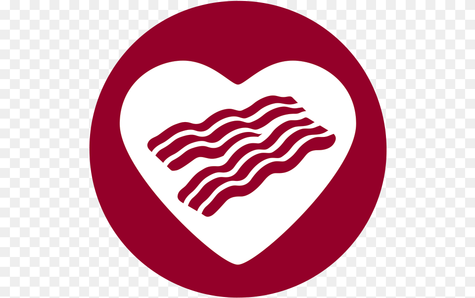 Bacon Desenho, Sticker, Heart, Logo, Food Free Png