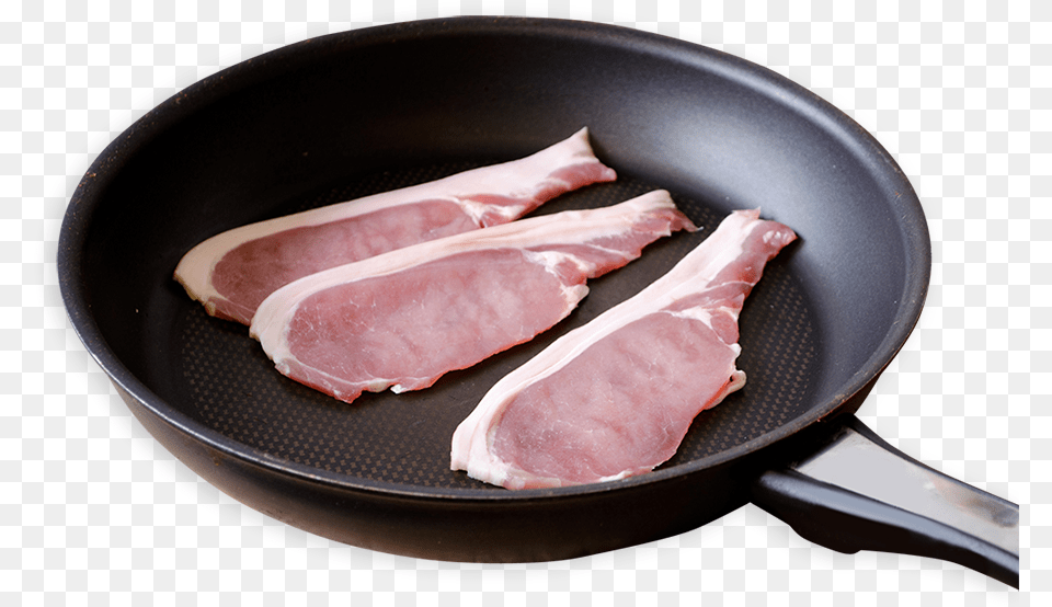 Bacon In Pan Transparent, Food, Meat, Pork, Cooking Pan Png Image