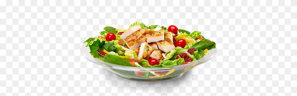Bacon Ranch Salad With Buttermilk Crispy Chicken Mcdonalds, Food, Lunch, Meal, Dish Png Image