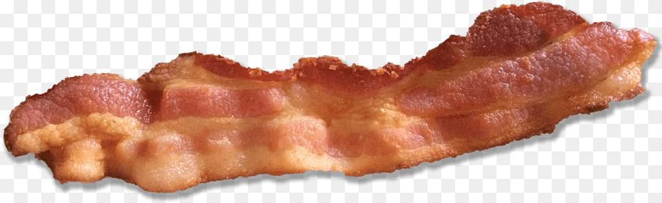 Bacon Single Strip Of Bacon, Food, Meat, Pork, Bread Free Transparent Png