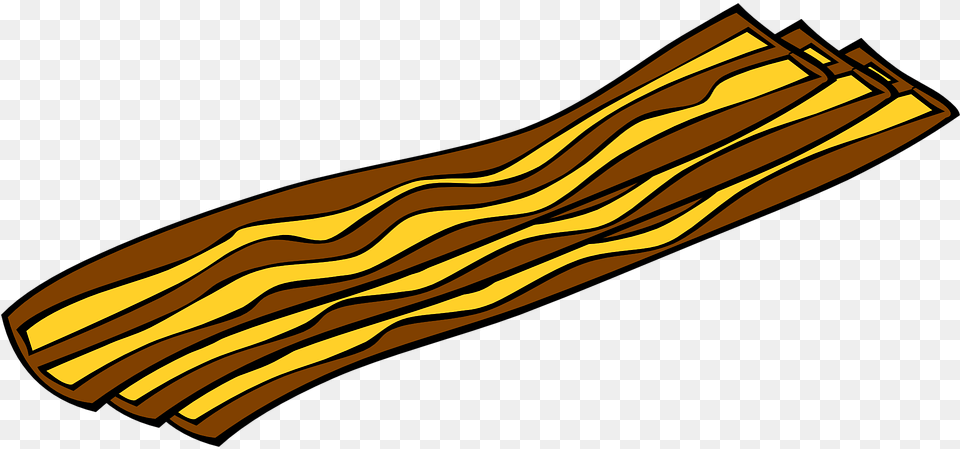 Bacon Slices Breakfast Food Protein Salty Pork Bacon Clip Art, Wood, Blade, Dagger, Knife Free Transparent Png