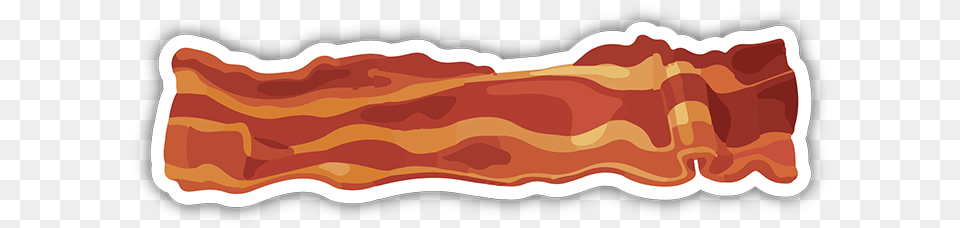 Bacon Sticker Bacon, Food, Meat, Pork, Ketchup Free Transparent Png