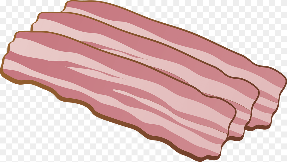 Bacon Strips Clipart, Food, Meat, Pork Png Image